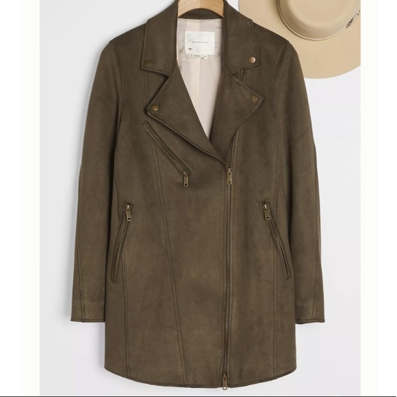 SOLD💥Anthropologie Ripley Sueded Moto Jacket⭐️NWT - Picture 2 of 13